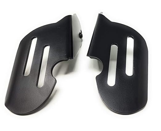 Zombieeast Heavy Duty Black Pillion Left, Right Foot Rest Mount, Rear Foot Rest Compatible with (Jawa Classic 300, Jawa 42)