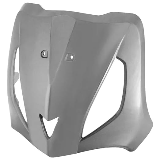 Zombieeast Bike Front Nose/Frontnose Matte Titanium Grey Compatible with Tvs Jupiter