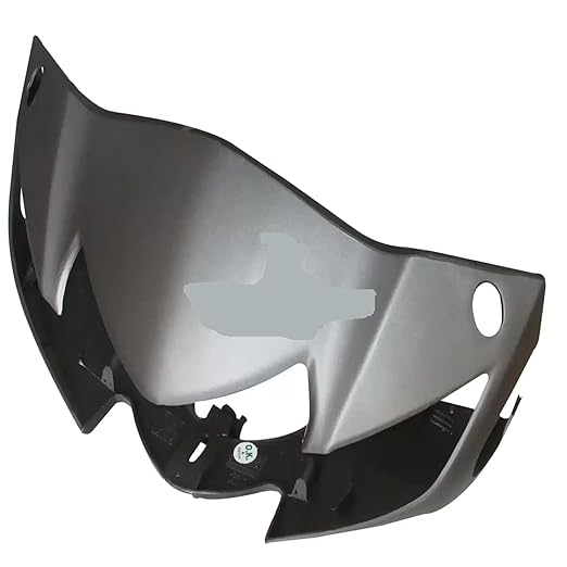 Zombieeast Bike Headlight Visor/Head Light Visor Grey 01 HV for Hnoda Activa-4g