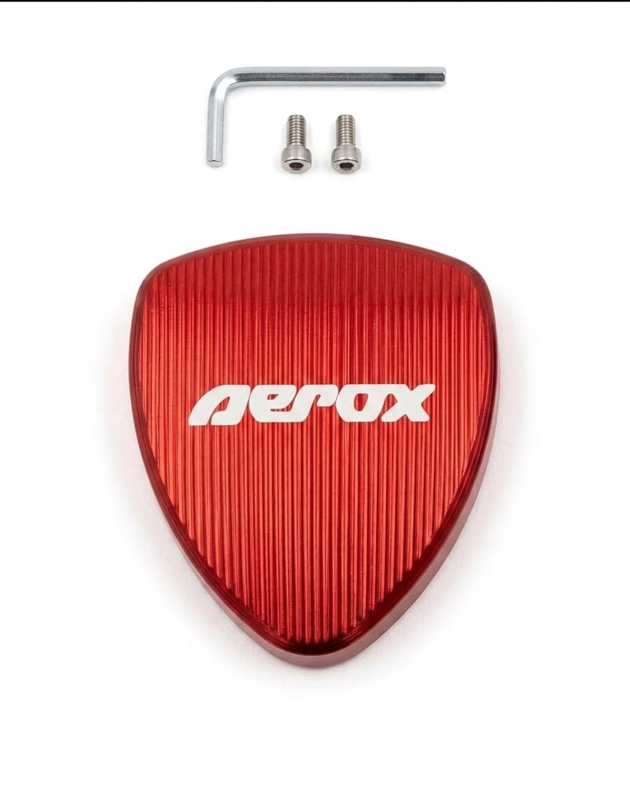 Zombieeast Bike Alluminium Scooter Motorcycle Kickstand Extender Foot Side Stand Extension Pad Support Plate New Aero Design Base RED for AEROX 155
