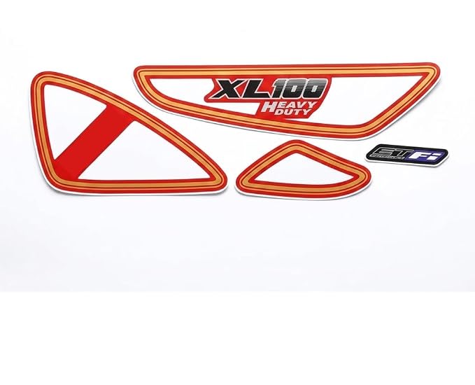 Zombieeast Bike Sticker & Decal/Graphics Sticker Both Side for tvs-xl-100-heavy-duty-red-
