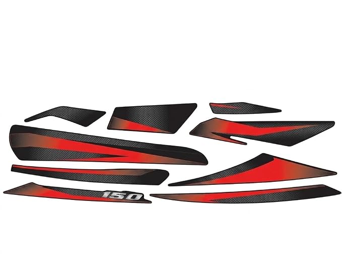 Zombieeast Bike Sticker & Decal/Graphics Sticker Both Side for bajaj-pulsar-150-ug7-