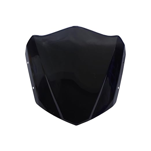 Zombieeast Visor Front Headlight Windshield Wind Deflectors Windscreen Glass Black Visor Protector Superior PC Plastic for Ignitor