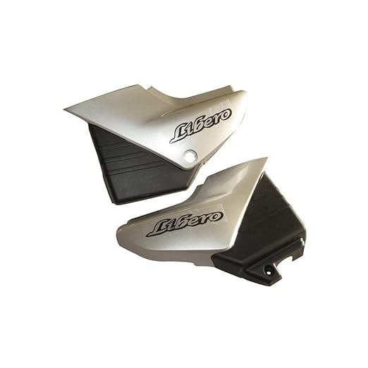 Zombieeast Bike Side panel/Sidepannel Side Cowl Set Of 2 Silver 01 For Ymaha Libero