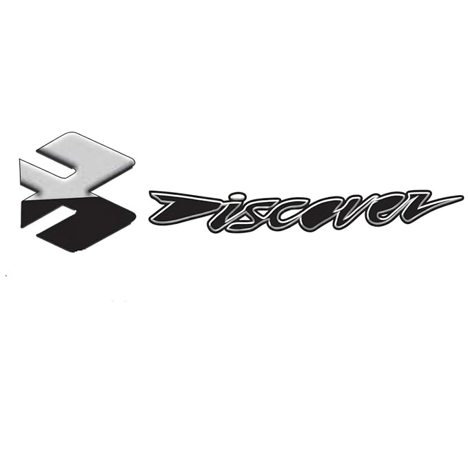 Zombieeast Bike Sticker & Decal/Graphics Sticker Both Side Silver for Discover Old Model