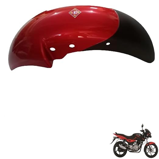 Zombieeast Bike Front Mudguard/Mud Guard Dark Red Compatible with PULSAR DTSI (OM)