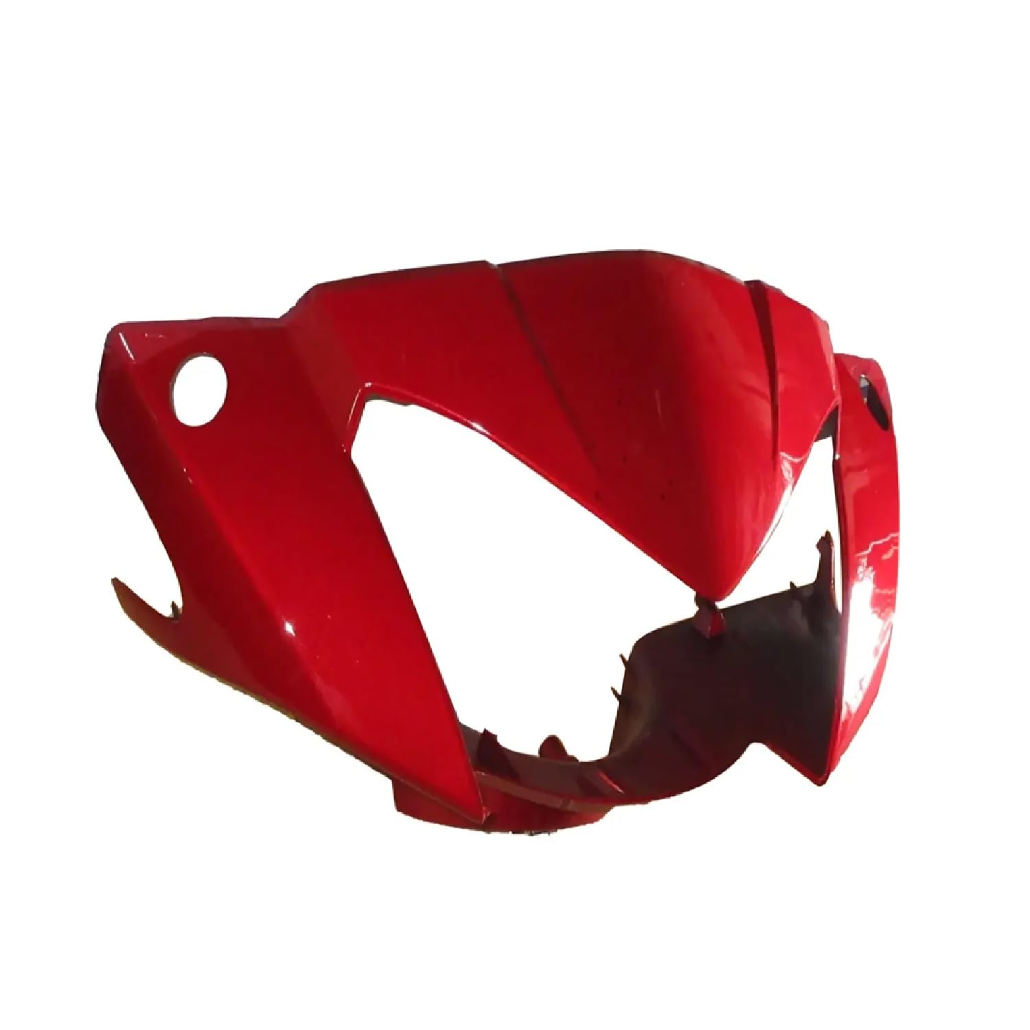 Zombieeast Bike Headlight Visor/Head Light Visor Red Suitable for Hero Pleasure New Model