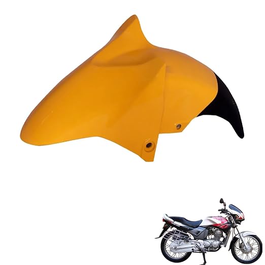 Zombieeast Bike Front Mudguard/Mud Guard Yellow Compatible with Hero CBZ Star