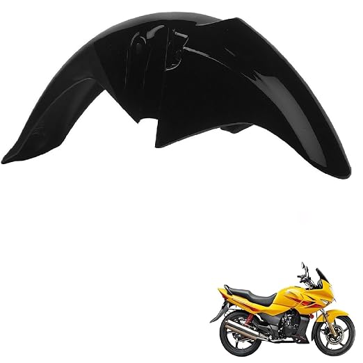 Zombieeast Bike Front Mudguard/Front Mud Guard Black Suitable For Hero Karzma
