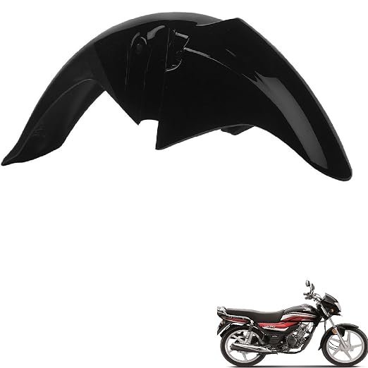 Zombieeast Bike Front Mudguard/Front Mud Guard Matte Black Suitable For Honda CD-110