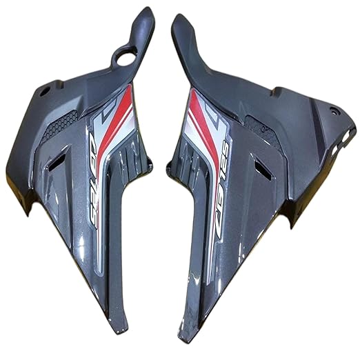 Zombieeast Bike Side Panel/Sidepannel Grey&Red- Suitable for Hnoda CB125