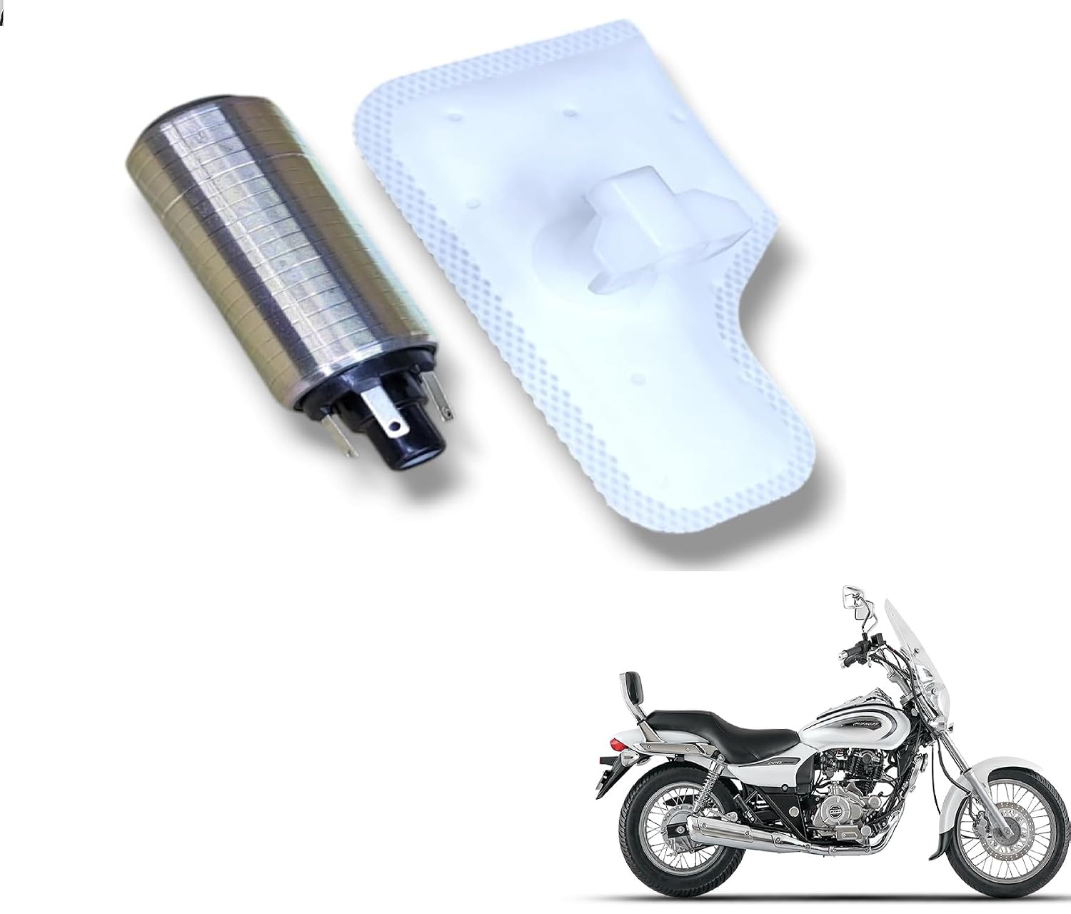 Fuel Pump Motor for Bajaj Avenger Street (150/180/ 200/220) BS6 Model (3 PIN Socket)
