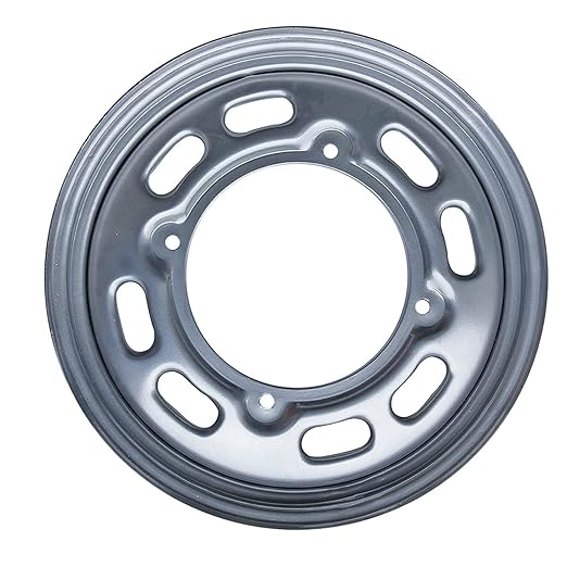 Zombieeast Bike Wheel Rim/Wheelrim/Rim/rim/Wheel Protector Silver For Activa DLX (2002–2009) 10 Inch Front&Rear Silver Finish Sturdy Build Direct OEM Fit