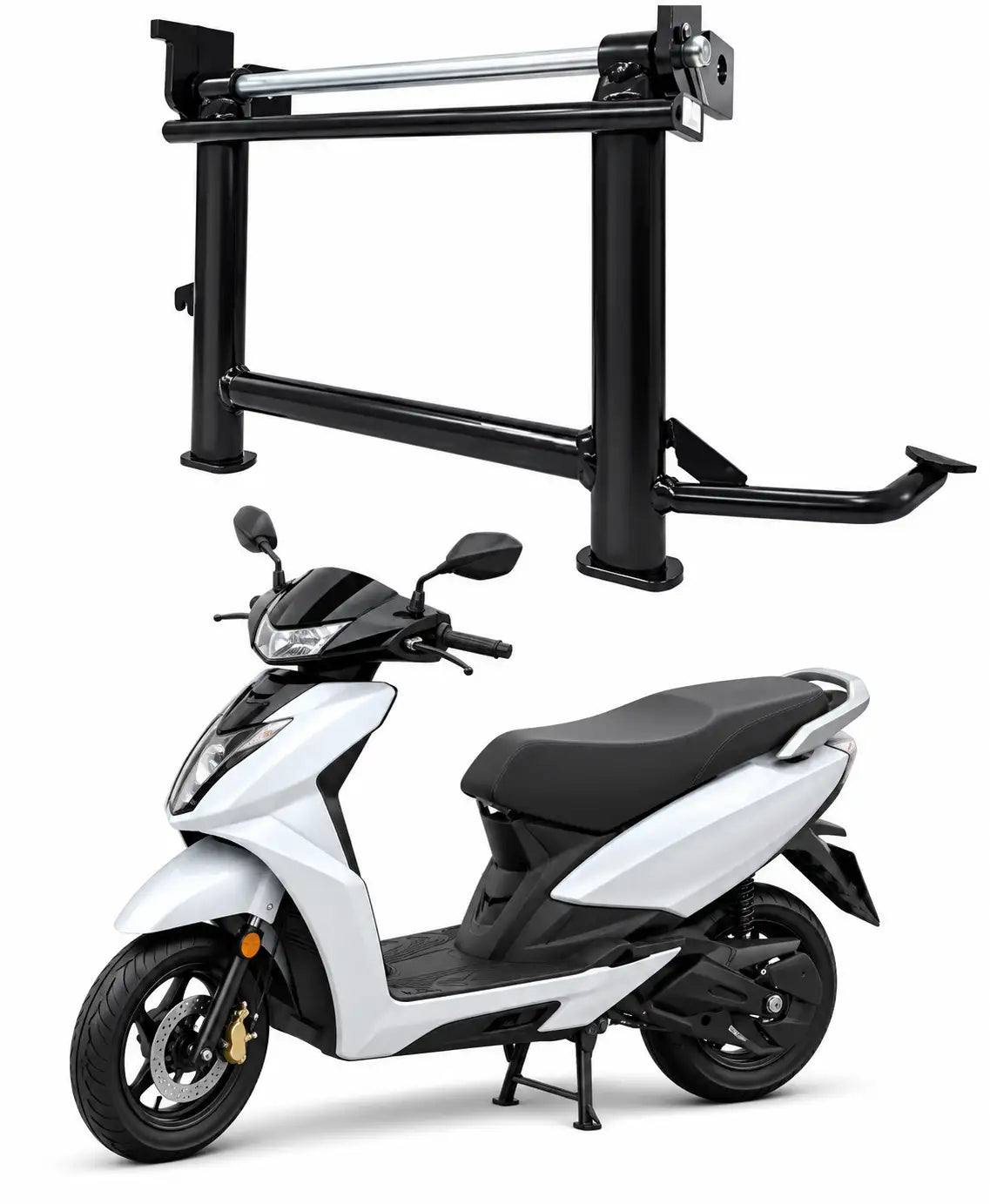 Ather 450X Centre Stand – Heavy Duty Black Metal Main Stand with Fitting Kit | ZombieEast