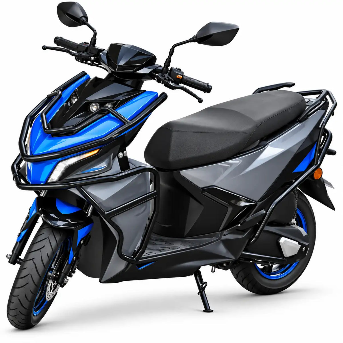 TVS NTORQ 150cc BS6 Crash Guard – Complete Front & Rear Metal Safety Guard Set | ZombieEast