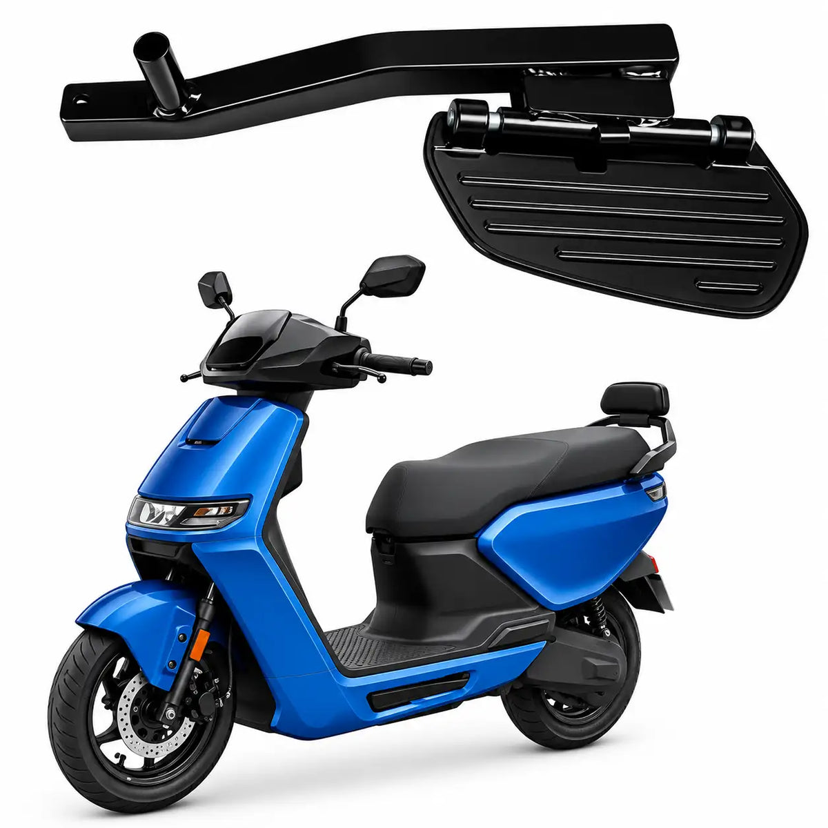 Ather Rizta Rear Left Foot Rest – Passenger Footrest Assembly | ZombieEast