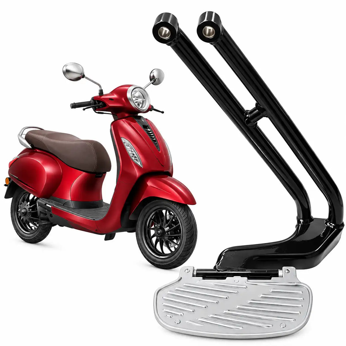 Chetak 3501, 3502 Footrest Stand – Rear Passenger Foldable Footrest Assembly | ZombieEast