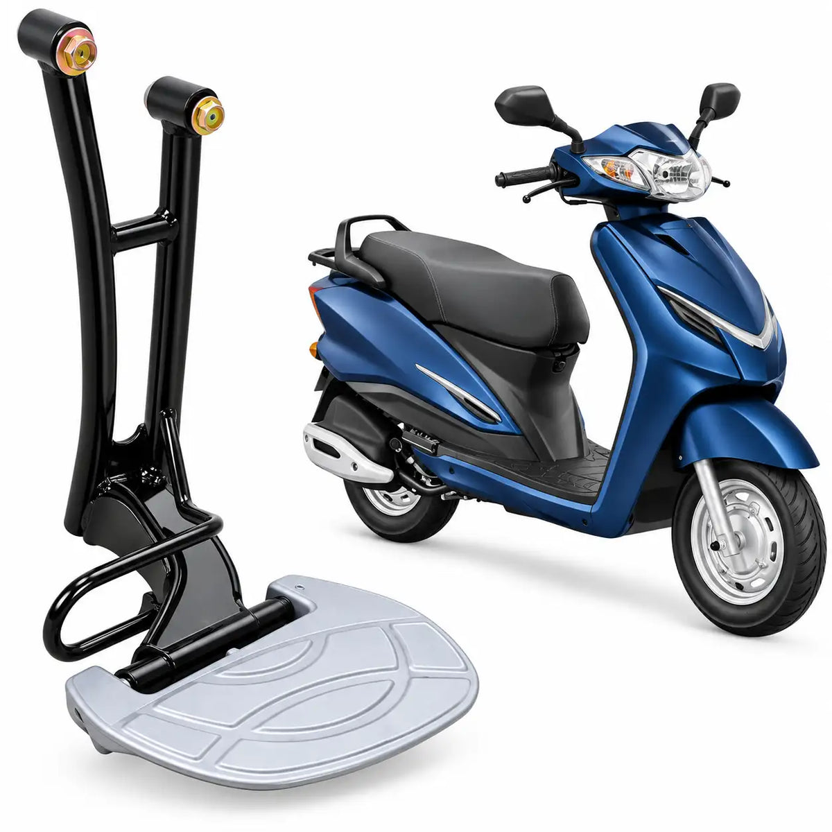 Hero Duet 125 Footrest Stand – Rear Passenger Foldable Footrest Assembly | ZombieEast