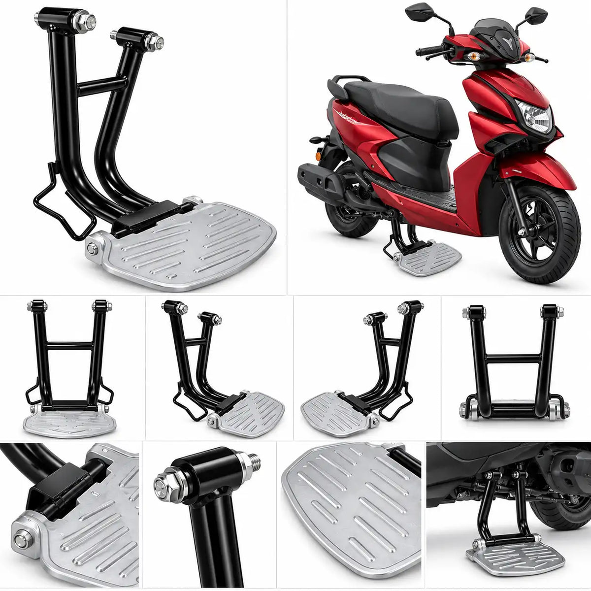 Yamaha Ray ZR 125 Footrest Stand – Rear Passenger Foldable Footrest Assembly | ZombieEast