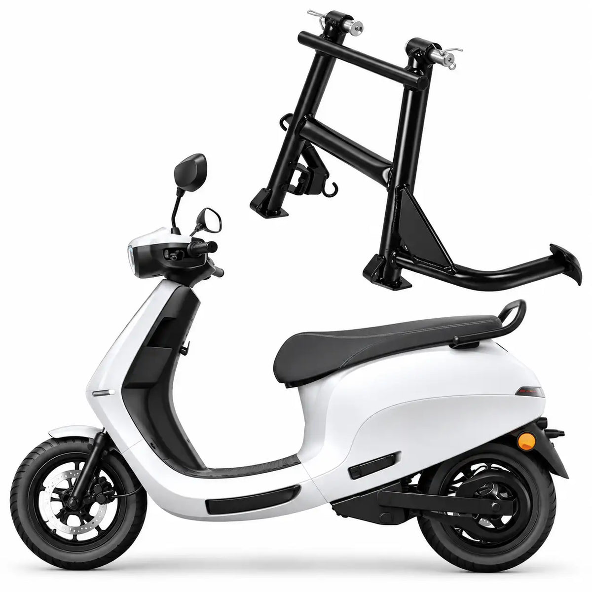 Ola S1 Centre Stand – Black Center Stand with Fitting Accessories | ZombieEast